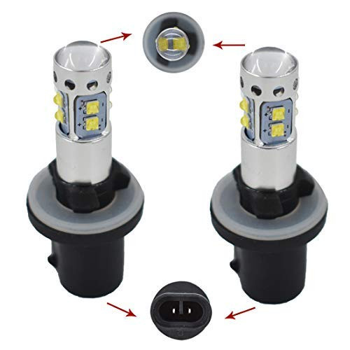 WFLNHB Extremely Bright 50W High Power 880 890 892 893 899 LED Fog Light Bulbs Xenon White for DRL or Fog Lights