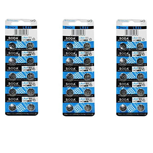 DoDoLightness Battery Alkaline LR44 AG13 Button Cell Batteries 1.5V Button Battery 10PCS (LR44 -AG13, 30pcs)