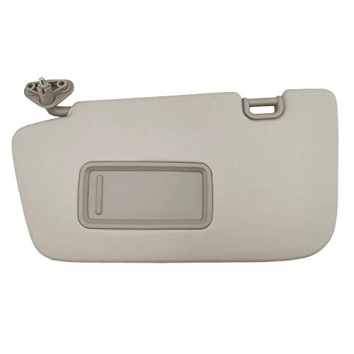 EONLION Left Driver Side Sun Visor for Subaru Impreza WRX STI 2008 2009 2010 2011 2012 2013 2014 Visor Assembly 92011FG032ME, Gray