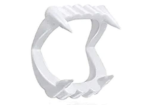 Boogaa White Plastic Halloween Vampire Teeth Fangs Dentures Halloween Party Props Fangs