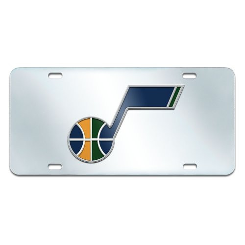 FANMATS NBA Utah Jazz Plastic License Plate (Inlaid) FANMATS NBA Utah Jazz Plastic License Plate (Inlaid)