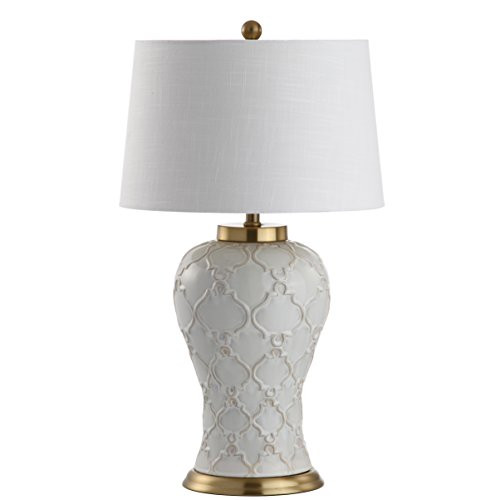 JONATHAN Y JYL4024A Arthur 29" Ceramic LED Table Lamp, Traditional, Transitional for Bedroom, Living Room, Office, Cream JONATHAN Y JYL4024A Arthur 29" Ceramic LED Table Lamp, Traditional, Transitional for Bedroom, Living Room, Office, Cream