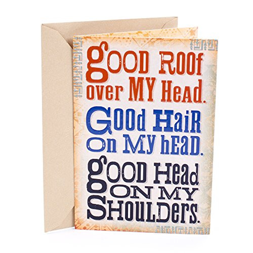 Hallmark Mahogany Birthday Card for Dad (Lettering)