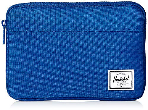Herschel Anchor Sleeve for MacBook/iPad, Monaco blue crosshatch, Mini