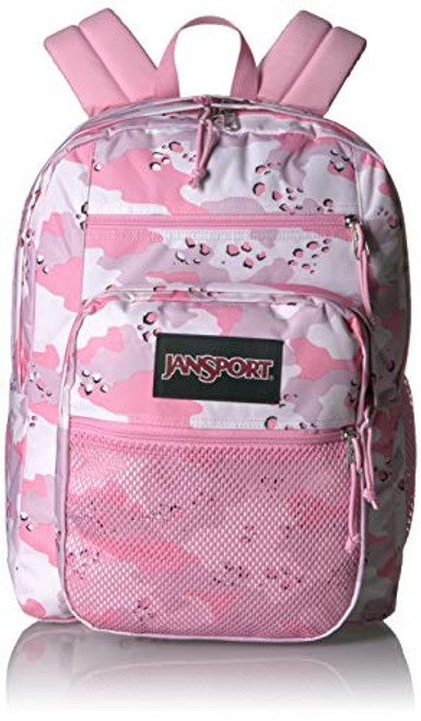 Jansport Big Campus Backpack - Lightweight 15-inch Laptop Bag, Camo Crush