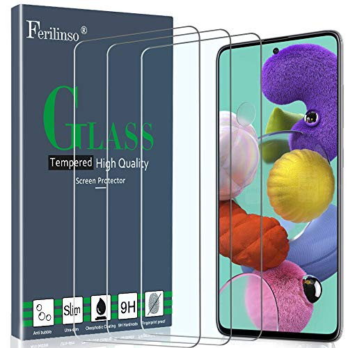 [3 Pack] Ferilinso Tempered Glass for Samsung Galaxy A81 /Galaxy Note 10 Lite Screen Protector, Tempered Glass Screen Protector for Samsung Galaxy A81 /Galaxy Note 10 Lite