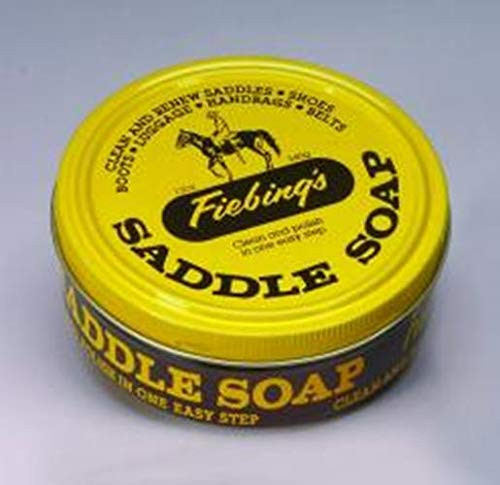 Fiebing's Yellow Saddle Soap, 12 Oz. - Cleans, Softens and Preserves Leather