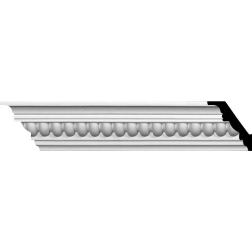 2 3/8"H x 2 3/8"P x 3 3/8"F x 94 1/2"L Helene Crown Moulding