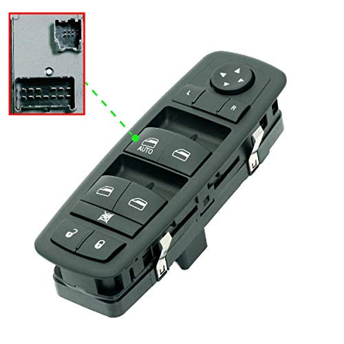 Master Power Window Switch 4602632AG Driver Side Replacement for Dodge Nitro & Jeep Liberty 2008-2012 & Dodge Journey 2009 2010 Replaces OE # 4602632AH 4602632AF 4602632AD 4602632AC