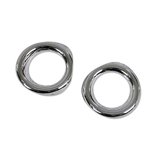 Beautost Fit for Toyota 2019 2020 Corolla Hatchback Chrome Front Fog Light Lamp Cover Ring