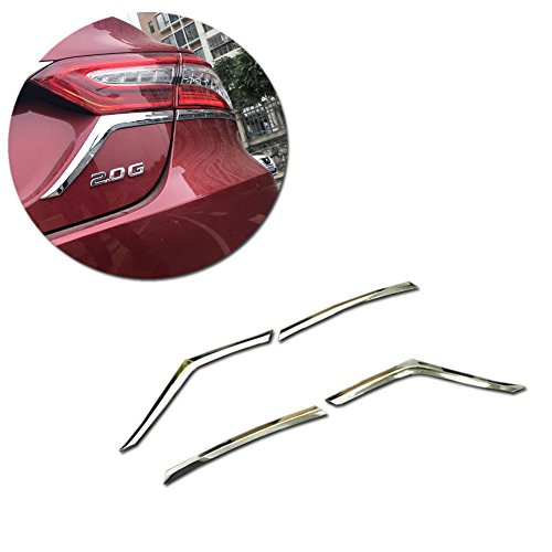 Beautost Fit for Toyota Camry 2018 2019 2020 Chrome Tail Light Lamp Cover Trims