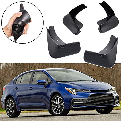 SPEEDLONG 4Pcs Car Mud Flaps Splash Guards Fender Mudguard Compatible with Toyota Corolla Sedan 2020-Up