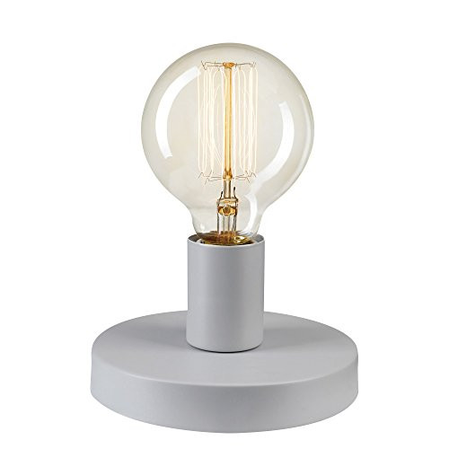 Novogratz x Globe Electric 51286 Wall Sconce/Flush Mount/Table Lamp, Gray