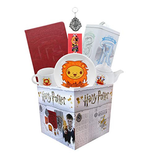 Underground Toys Harry Potter Gryffindor House LookSee Box | Contains 7 Official Harry Potter Themed Gifts Including Gryffindor Journals, Magnets, & More | Square Gift Box Measures 7.75 Inches Underground Toys Harry Potter Gryffindor House LookSee Box | Contains 7 Official Harry Potter Themed Gifts Including Gryffindor Journals, Magnets, & More | Square Gift Box Measures 7.75 Inches