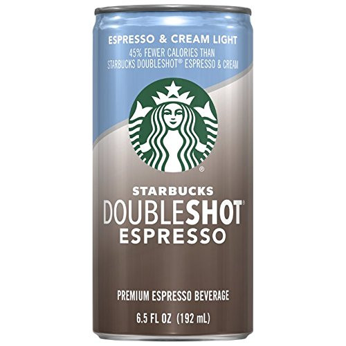 Starbucks Doubleshot, Espresso + Cream Light, 6.5 Ounce, 12 Pack