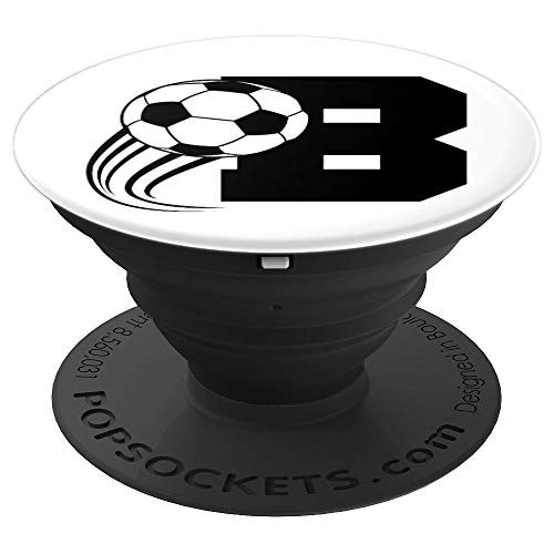 Soccer Pop Socket - Soccer Popsocket - Letter B PopSockets Grip and Stand for Phones and Tablets