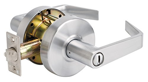 Master Lock Privacy Door Lock, Commercial Lever Style Handle, Brushed Chrome, SLCHPV26D