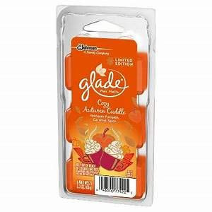 Glade Wax Melt Refills Cozy Autumn Cuddle 2.3 OZ, 6 CT