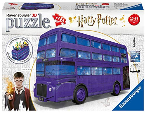 Ravensburger 11158 Harry Potter Knight Bus, 216pc 3D Jigsaw Puzzle,