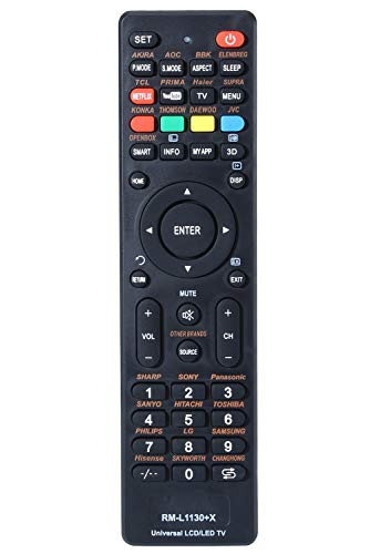 Universal Remote Control for Vizio, Samsung, LG, Sony, Sharp, Panasonic, Philis, Hisense, TCL Smart TVs