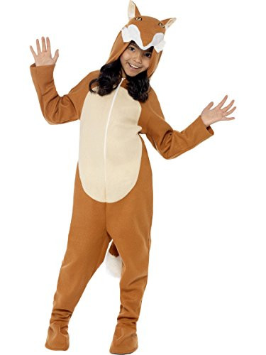 Smiffys Kids' M-US Age 7-9 years Fox Costume, Orange