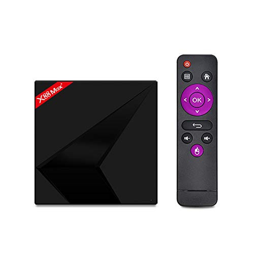 Android 9.0 TV Box, RK3328 Quad core 64 Bits 4GB RAM 32GB ROM WiFi Android Smart TV Box WiFi 2.4G/5G