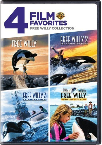 4 Film Favorites: Free Willy (Free Willy, Free Willy 2: The Adventure Home, Free Willy 3: The Rescue, Free Willy 4)