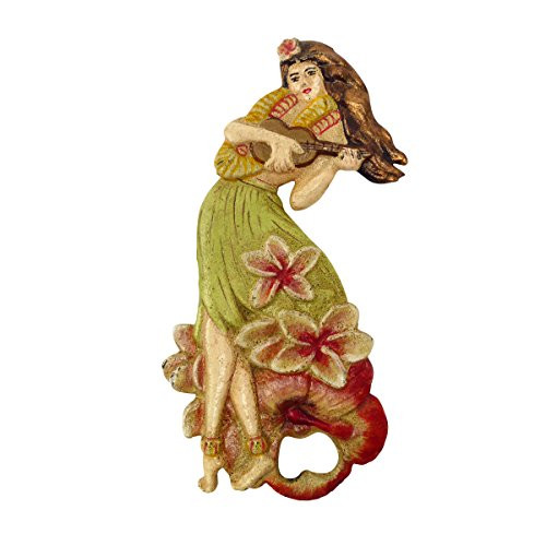 Design Toscano Hawaiian Hula Girl Cast Iron Bottle Opener