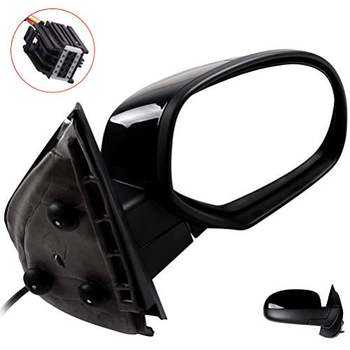 TUPARTS Fit for 2007-2013 Chevy Avalanche 1500 2008-2013 GMC Sierra 1500 with Power Adjustment Heated Manual Folding Right Side Mirror