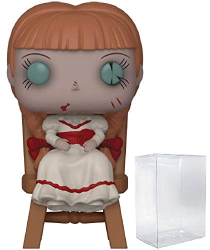 Funko Pop Horror: Annabelle Comes Home - Annabelle in Chair Pop! Vinyl Figure (Includes Compatible Pop Box Protector Case)