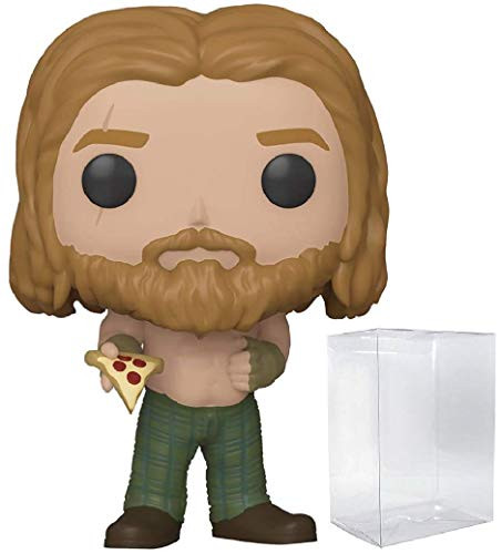 Funko Marvel: Avengers Endgame - Bro Thor with Pizza Vinyl Figure (Includes Compatible Box Protector Case)