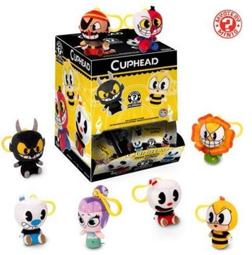 Funko Blindbag Keychain Plush: Cuphead - One Mystery Keychain Collectible Figure, Multicolor