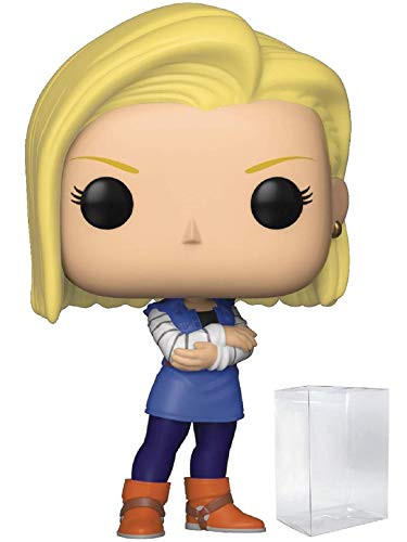 Funko Anime: Dragon Ball Z - Android 18 Pop! Vinyl Figure (Includes Compatible Pop Box Protector Case)