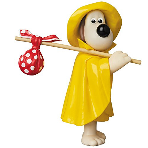 Medicom Aardman Animations 2: Rain Coat Gromit Ultra Detail Figure, Multicolor