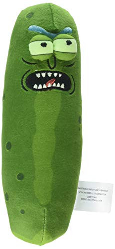 Funko Galactic Plushies: Rick and Morty - 7" Pickle Rick (Annoyed) Collectible Figure, Multicolor