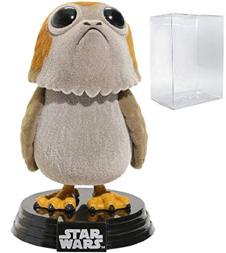 Star Wars: The Last Jedi - Flocked PORG (Hot Topic Exclusive) Pop! Vinyl Figure (Includes Compatible Pop Box Protector Case)
