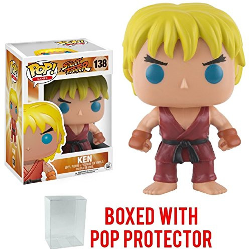 Funko Pop! Games: Street Fighter - Ken Vinyl Figure (Bundled with Pop Box Protector Case) Funko Pop! Games: Street Fighter - Ken Vinyl Figure (Bundled with Pop Box Protector Case)