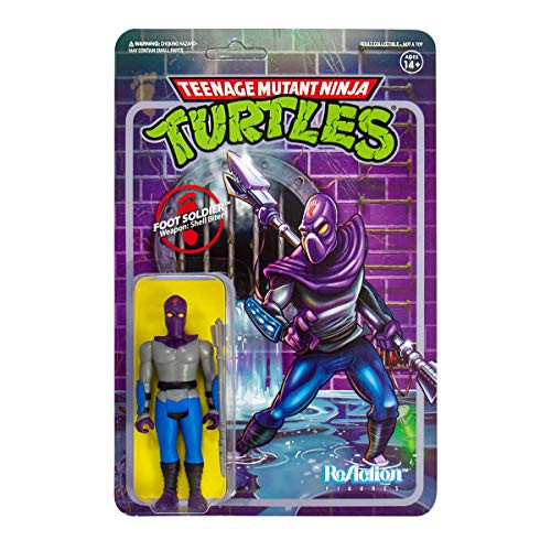 Super7 Foot Soldier TMNT Teenage Mutant Ninja Turtle Reaction Action Figure