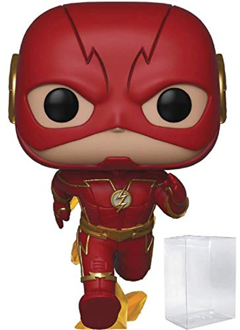 Funko Pop! DC Comics: The Flash TV Series - Flash Running Vinyl Figure (Includes Pop Box Protector Case)