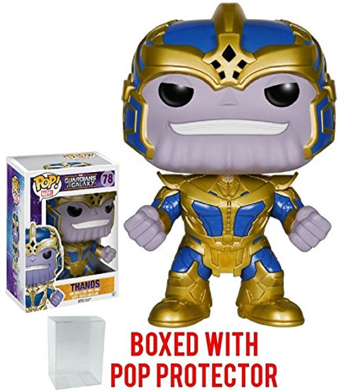 Funko Pop! Guardians of The Galaxy - Thanos 6-Inch Vinyl Figure (Bundled with Pop Box Protector CASE) Funko Pop! Guardians of The Galaxy - Thanos 6-Inch Vinyl Figure (Bundled with Pop Box Protector CASE)