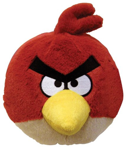 Commonwealth Toy Angry Birds 16" Plush Red Bird with Sound