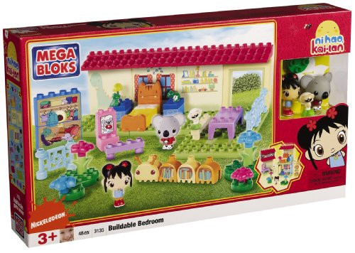 Mega Bloks Ni Hao Kai-Lan Buildable Bedroom Large Playset.