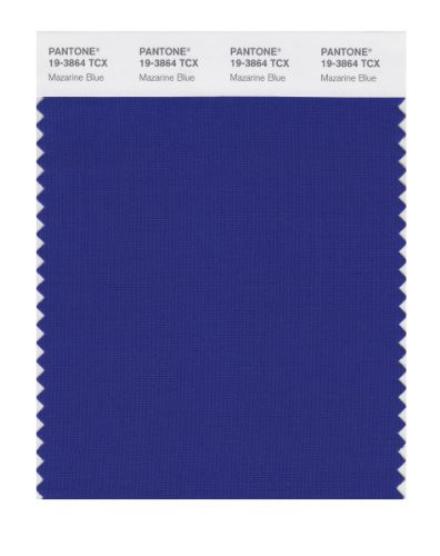 PANTONE Smart 19-3864X Color Swatch Card, Mazarine Blue