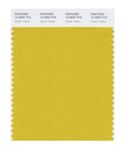 PANTONE Smart 15-0850X Color Swatch Card, Ceylon Yellow