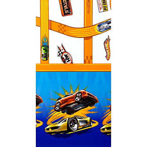 Amscan Hot Wheels Speed City 54" x 102" Plastic Table Cover