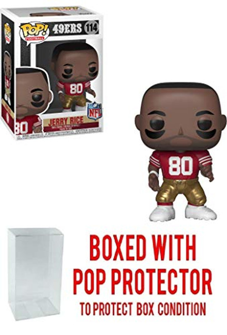 Pop! NFL Legends: Jerry Rice San Francisco 49ers Vinyl Figure (Bundled with Pop Protector) Pop! NFL Legends: Jerry Rice San Francisco 49ers Vinyl Figure (Bundled with Pop Protector)