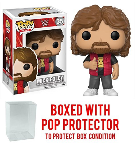Funko Pop! WWE Mick Foley Vinyl Figure (Bundled with Pop BOX PROTECTOR CASE)