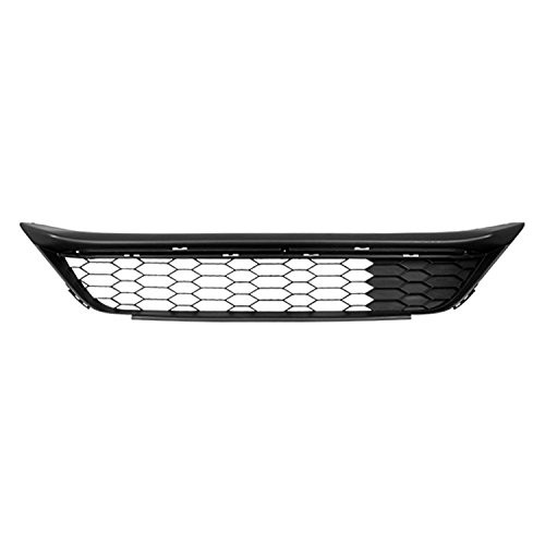 2016-2017 Honda Accord Front Lower Bumper Cover Grille; For Sedan Models; Without Collision Warning; Black Textured Finish; Made Of Pp Plastic Partslink HO1036126C