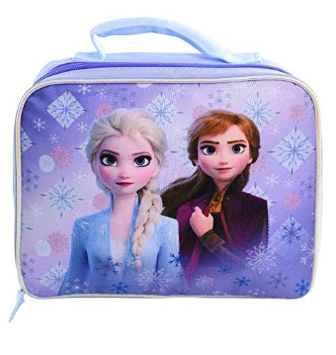 Frozen 2 Anna & Elsa Bag-ENLUB Lunch Box, small, Blue