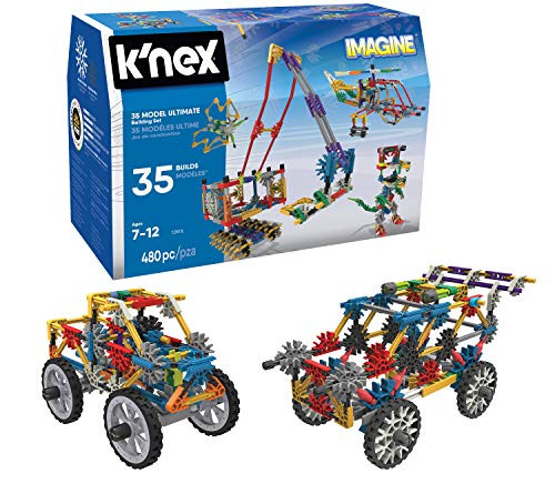 KNEX  35 Model Building Set  480 Pieces  For Ages 7+ Construction Education Toy (Amazon Exclusive)
